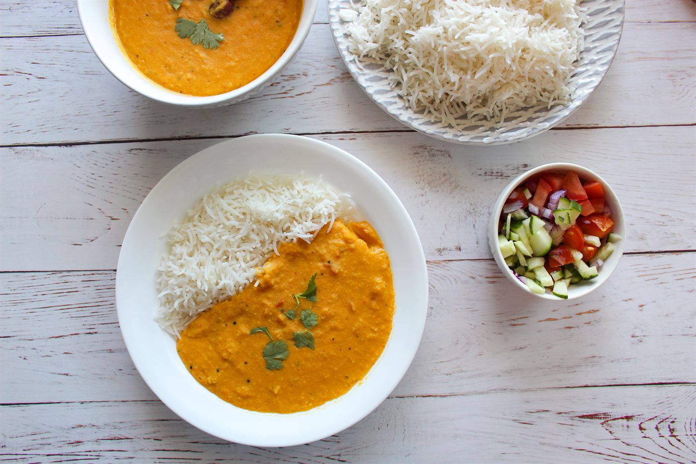 Daal chawal tray