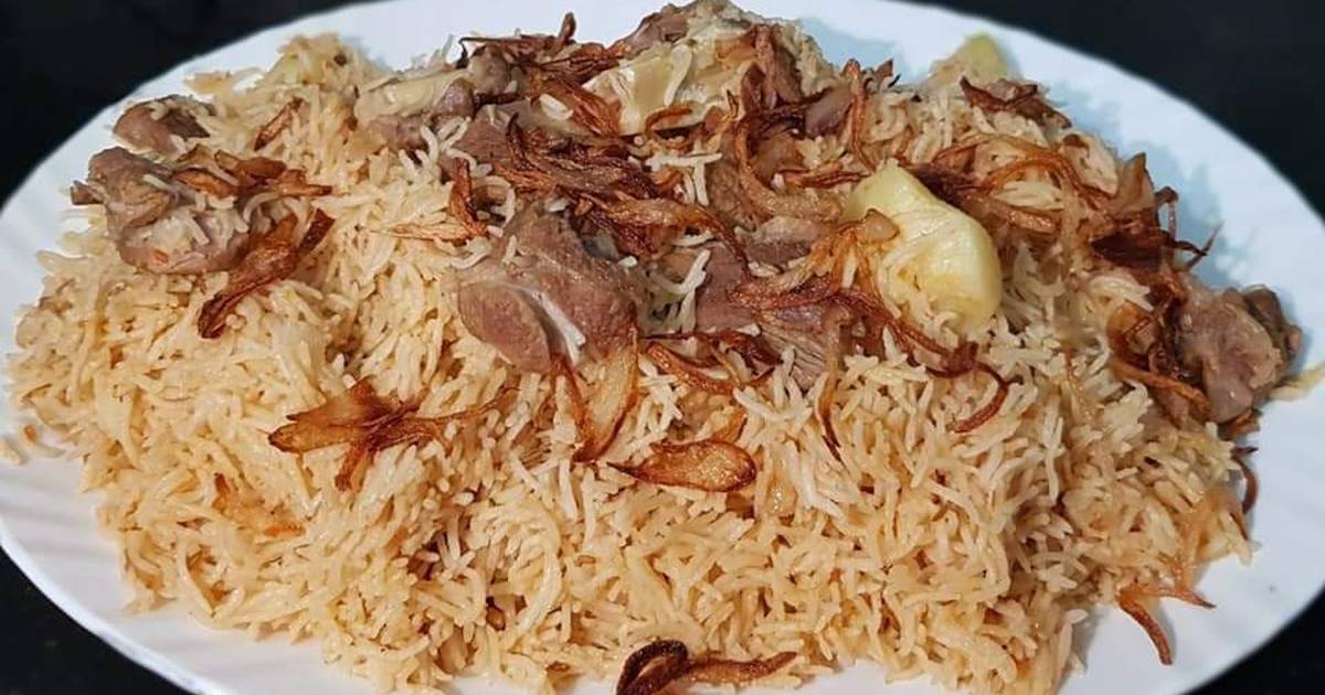 Beef pulao tray